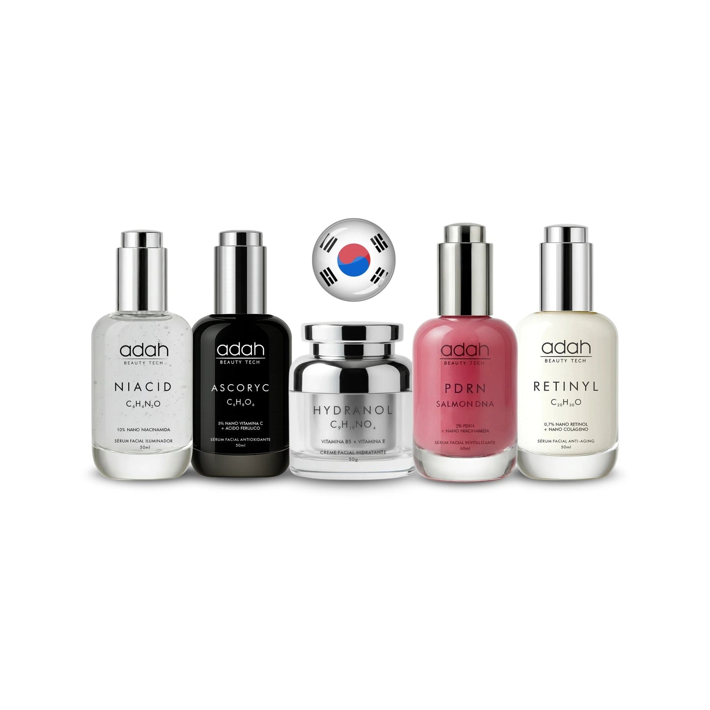 ROTINA KOREAN ANTI-AGING | PDRN + RETINYL + HYDRANOL + NIACID + ASCORYC