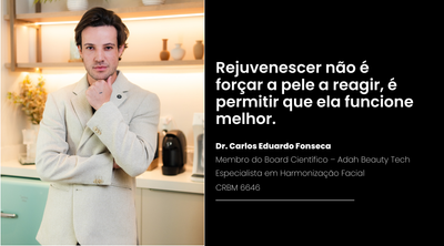 Rejuvenescer não é forçar a pele a reagir, é permitir que ela funcione melhor.