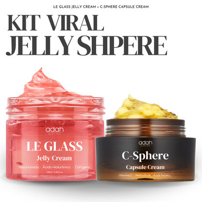 Kit Viral Jelly Sphere • Anti-Manchas + Efeito Glass Skin