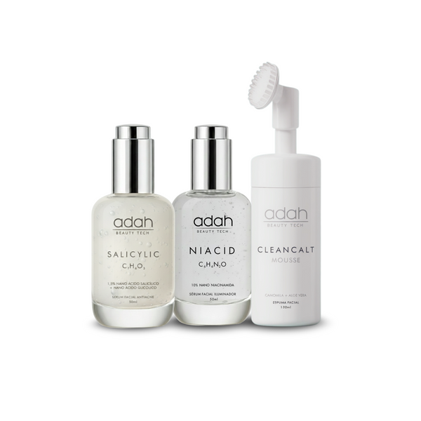 ROTINA ACNE, POROS & OLEOSIDADE | SALICYLIC + NIACID + CLEANCALT