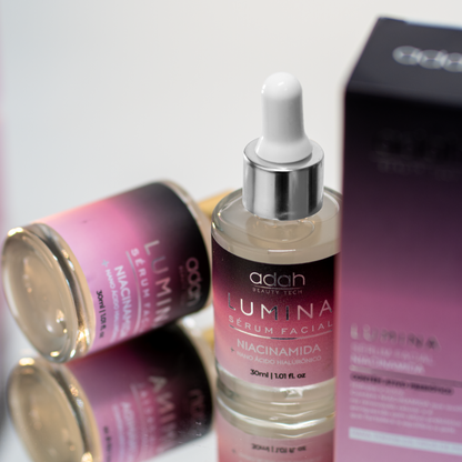 LUMINA • SÉRUM FACIAL • NIACINAMIDA + ÁCIDO HIALURÔNICO • 30ML