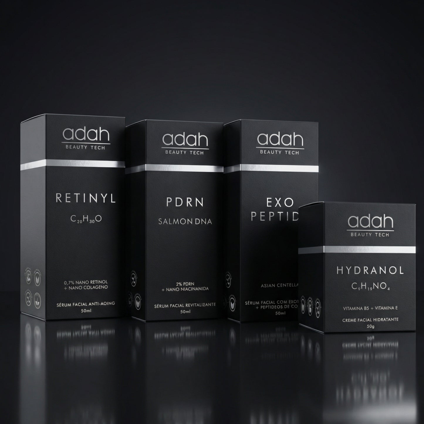 ROTINA LINHAS FINAS, RUGAS & FIRMEZA | PDRN + EXO PEPTIDE + RETINYL + HYDRANOL