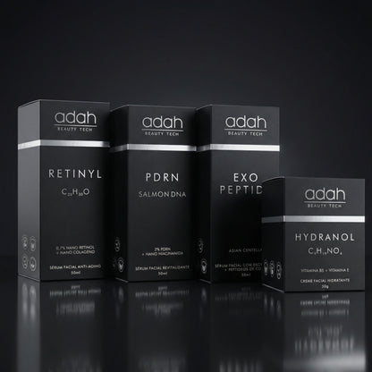 ROTINA LINHAS FINAS, RUGAS & FIRMEZA | PDRN + EXO PEPTIDE + RETINYL + HYDRANOL