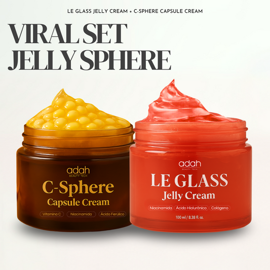 Kit Viral Jelly Sphere • Anti-Manchas + Efeito Glass Skin