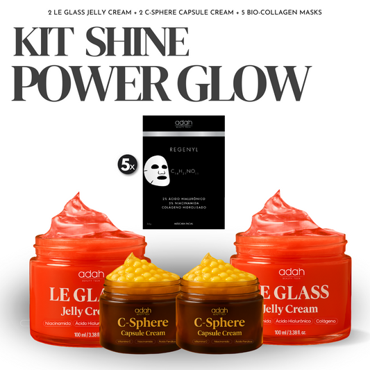 Kit Shine Power Glow • Anti-Manchas + Efeito Glass Skin