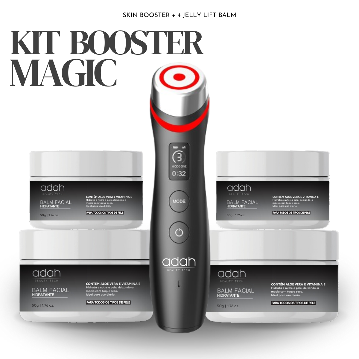 KIT BOOSTER MAGIC: Skin Booster™ + 4 Lift Balm