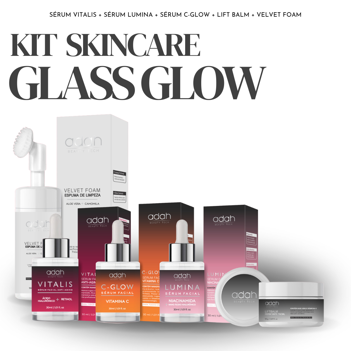 KIT SKINCARE GLASS GLOW